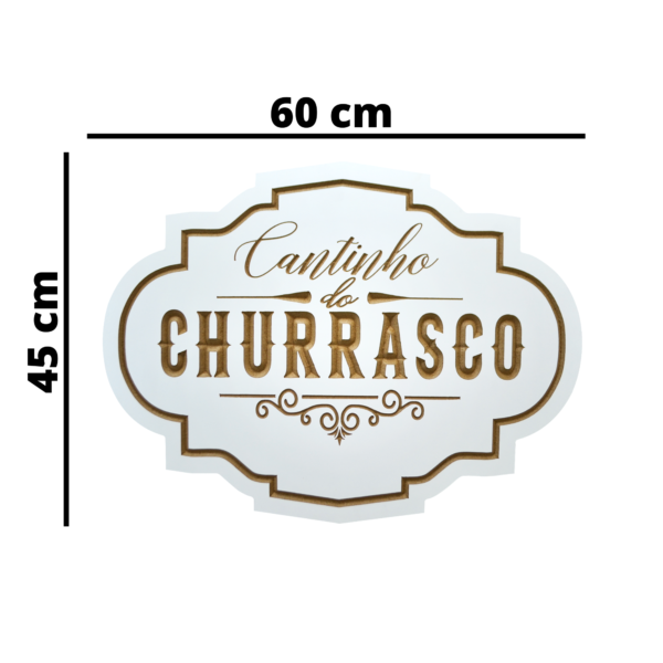 Placa Cantinho Do Churrasco Quadro Decorativo Área Goumert - Image 6