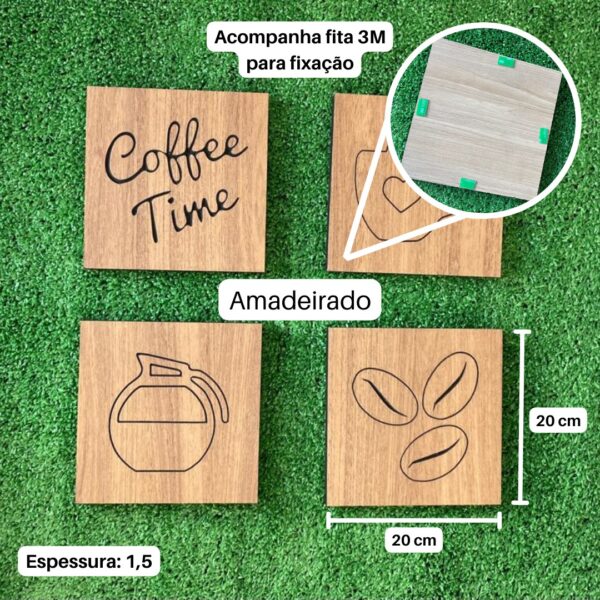 Quadros Decorativos - Coffe Time - Cantinho do Café - Image 3