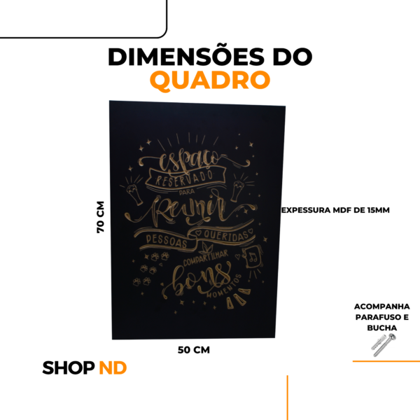 Quadro Decorativo para Área Gourmet Churrasco em MDF - Image 2