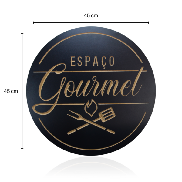 Placa Espaço Gourmet Quadro Decorativo Área Gourmet - Image 4