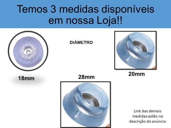 Sapata de Silicone com Arruela Reforçada 18/ 20 e 28mm - Image 3