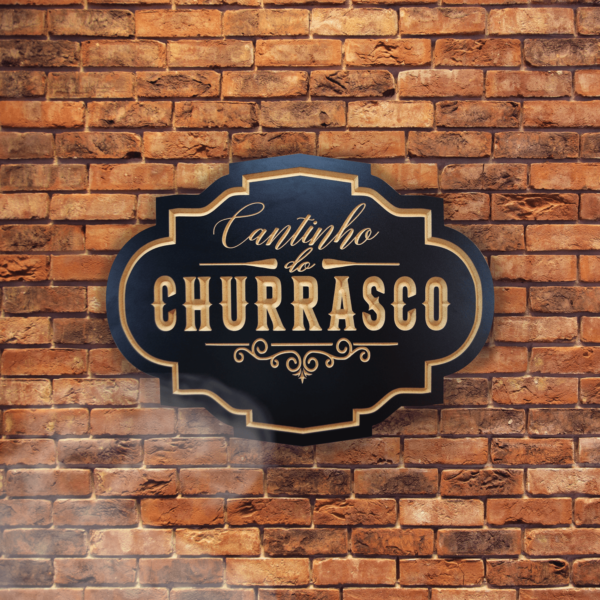 Placa Cantinho Do Churrasco Quadro Decorativo Área Goumert - Image 7