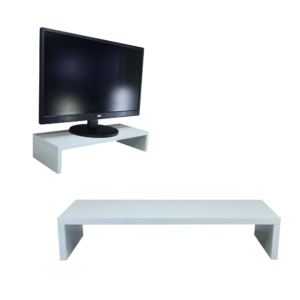 Suporte Para Computador Monitor PC Setup Gamer Mesa Organizador Home Office Ergonômico MDF 50cm