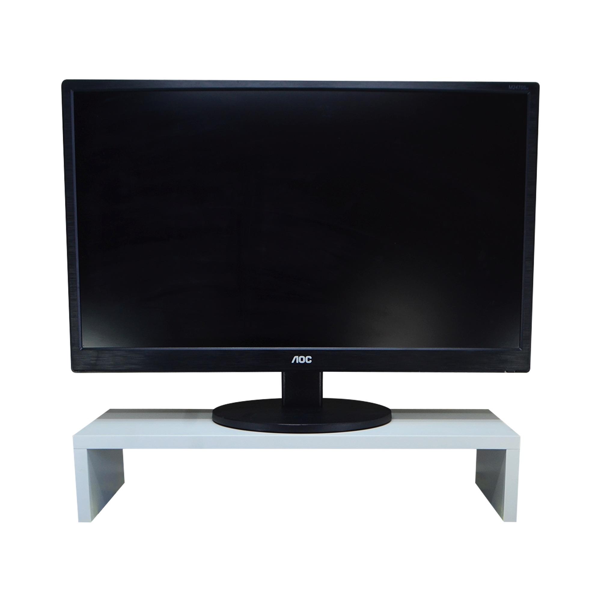 Suporte Para Computador Monitor PC Setup Gamer Mesa Organizador Home Office Ergonomico MDF 50cm - Imagem 6